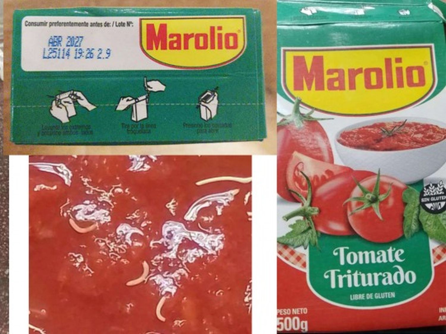 No eran gusanos, sino brotes: la Anmat retira la advertencia sobre el tomate triturado