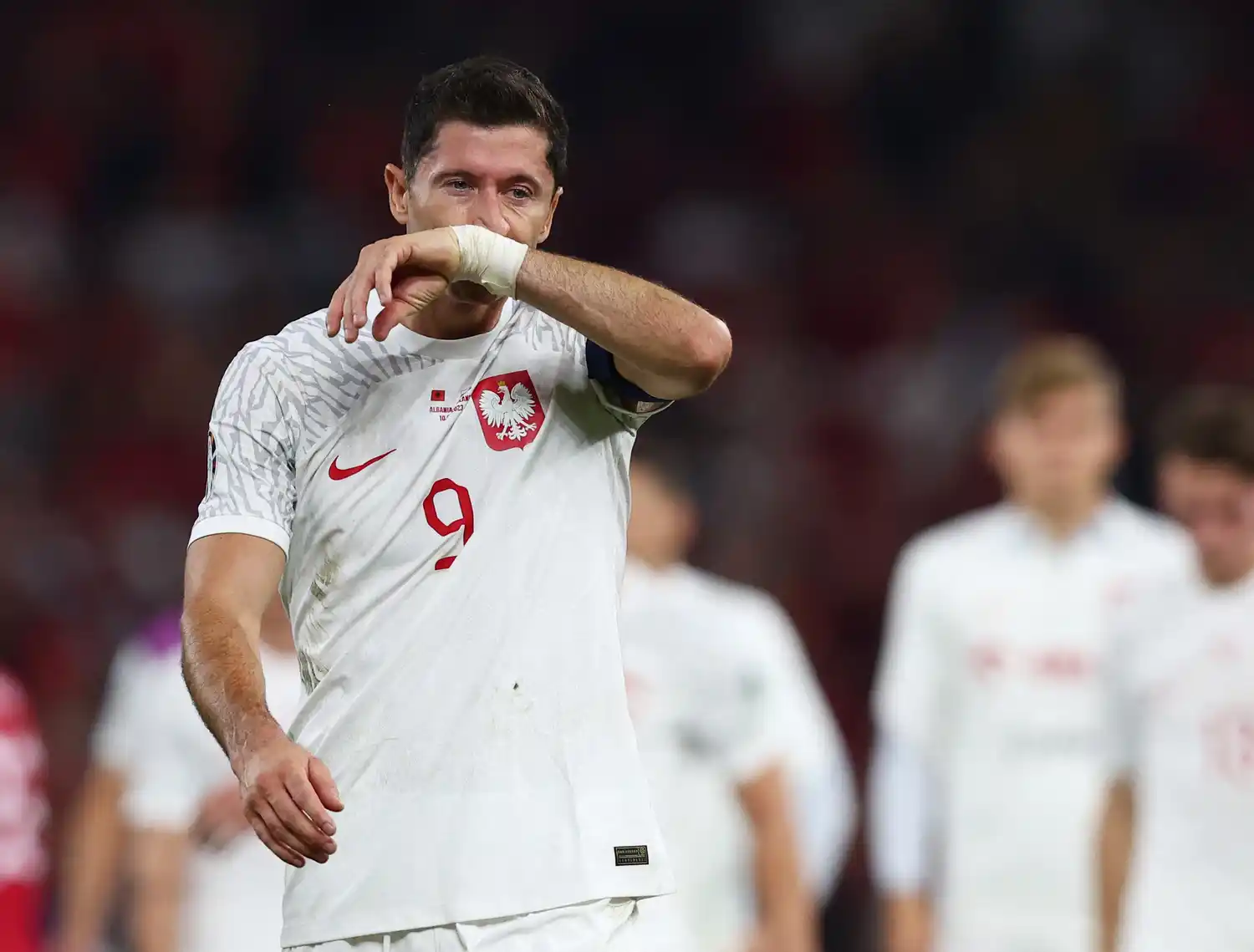 Lewandowski se lesionó justo antes de la Eurocopa.