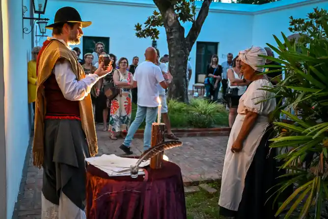 Gran éxito de las visitas guiadas dramatizadas el último fin de semana en Casa de Casco