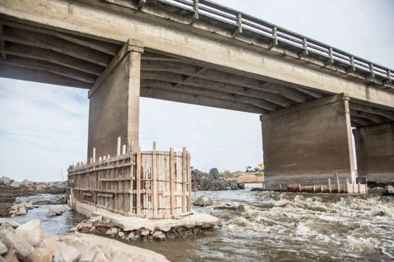 Habilitan tránsito pesado en Ruta 3 entre Las Flores y Monte luego de la restricción para arreglar un puente