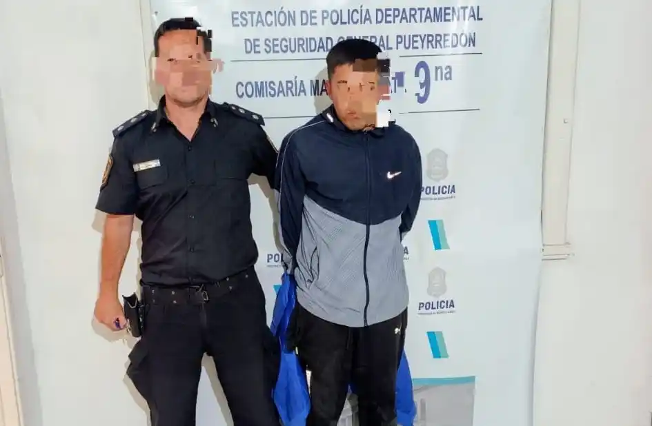 El sujeto había huido ayer de la escena del robo.