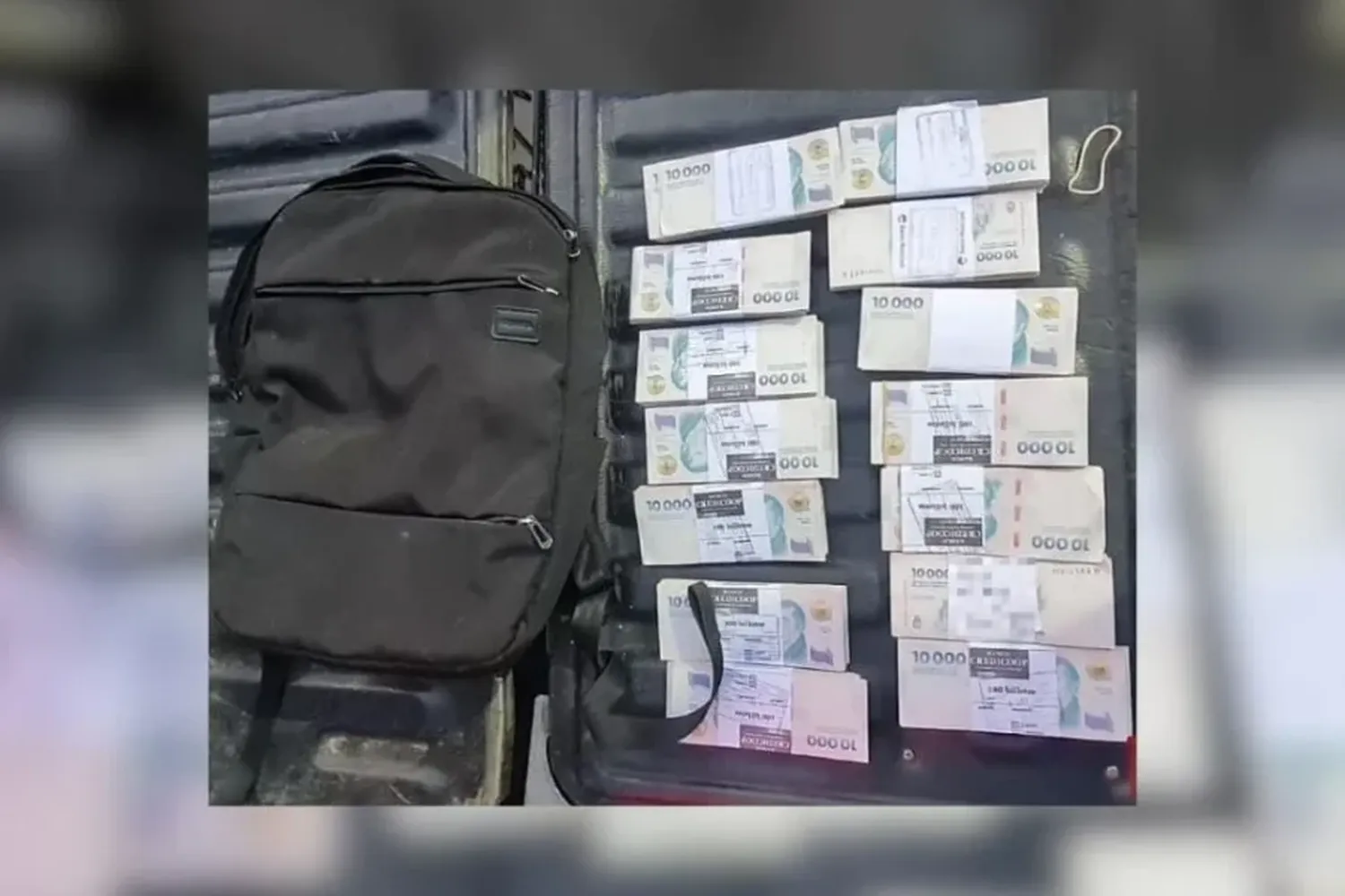 “Encontró” 14 millones de pesos en un volquete, fue detenido