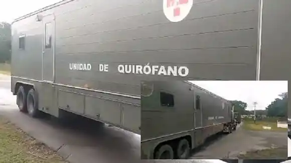 Fuerza Armada envía hospital móvil a zona de combate en el estado Apure