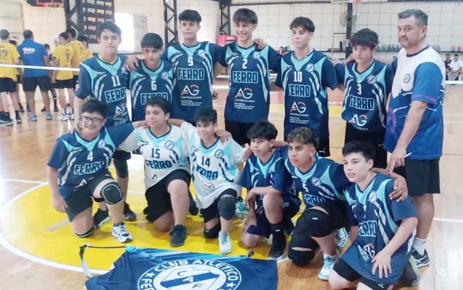 Ferrocarril campeón en Sub 14 del Voley del Río Uruguay