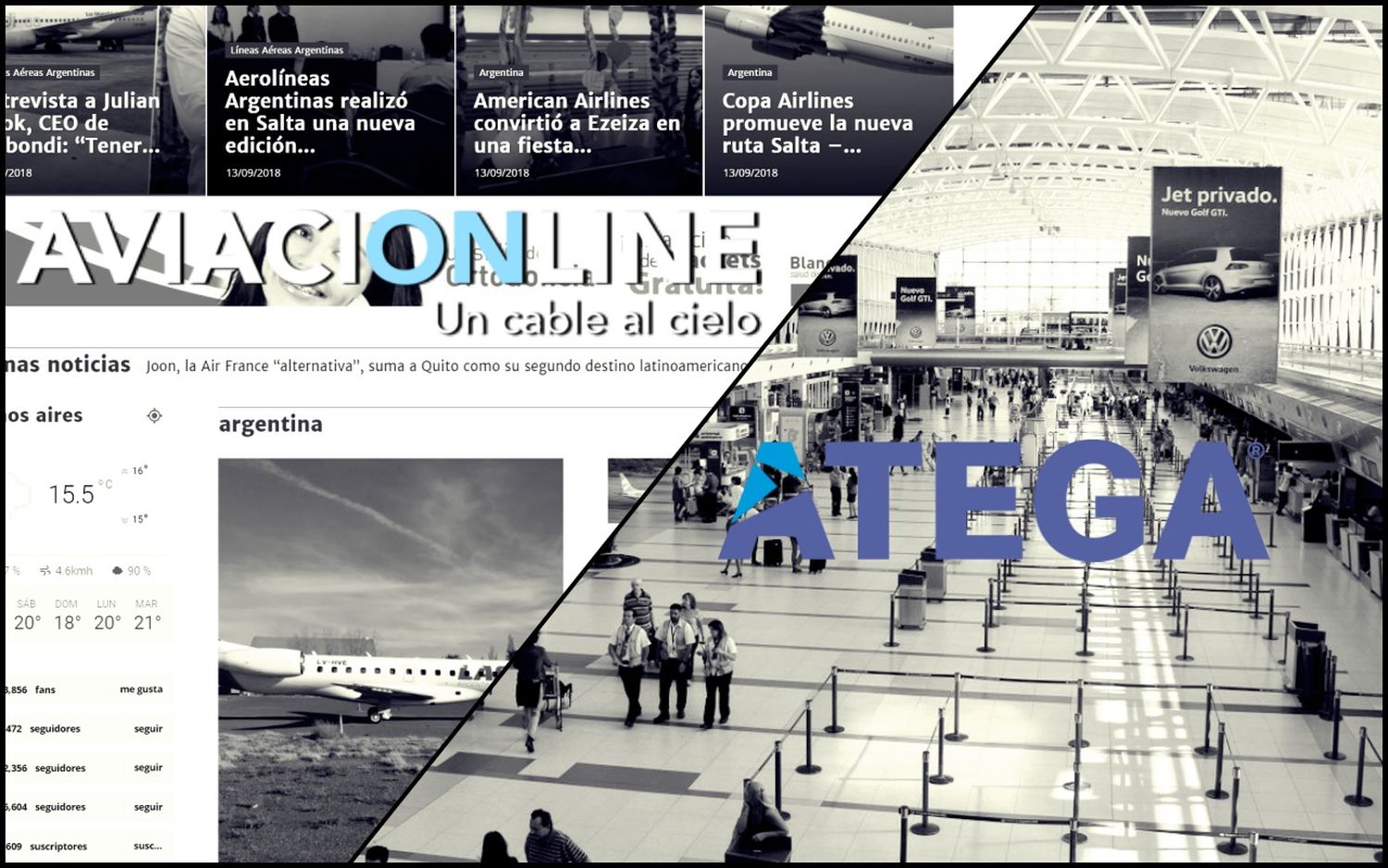 Alianza entre Aviacionline y la Asociación de Técnicos en Gestión Aeroportuaria
