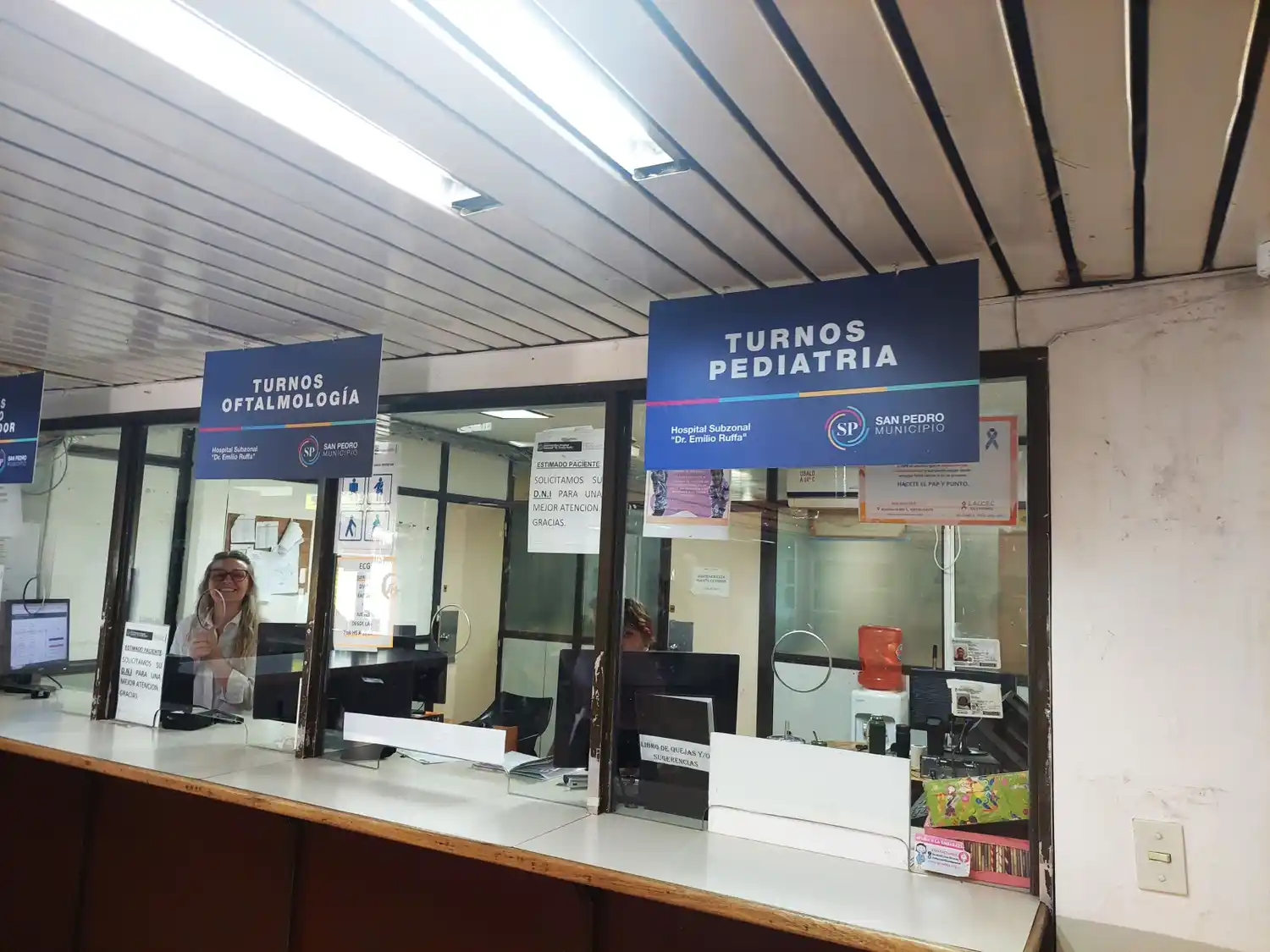 La Mesa de Entrada del Hospital.