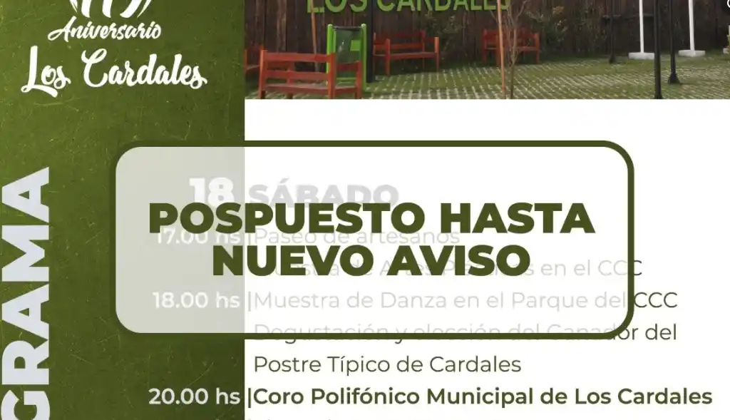 Exaltación de la Cruz: El intendente suspendió fiesta aniversario de Los Cardales ante el temor de un rebrote de Covid-19