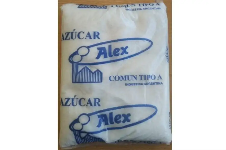 Azúcar común tipo A, marca Alex