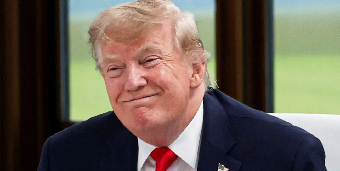 Donald Trump desde Evian-les-Bains, Francia.