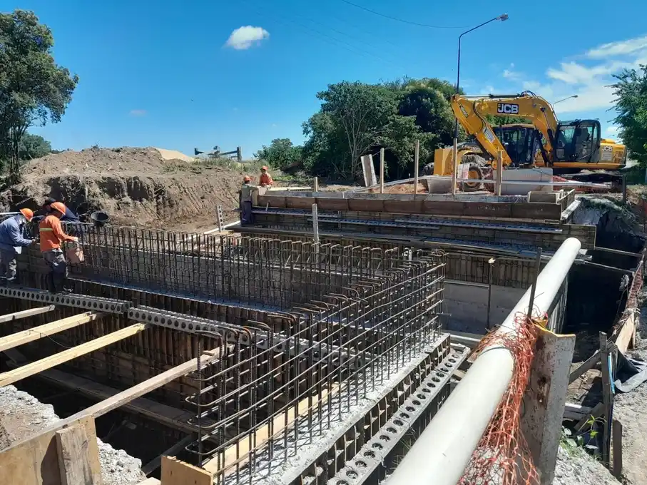 En obra: Canal Sacova de Arroyo Seco