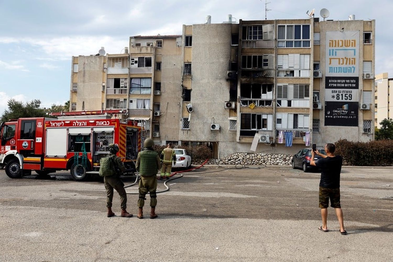 En la capital Tel Aviv también se lanzaron misiles este miércoles desde Franja de Gaza, pero lograron ser contenidos en espacio aéreo por el sistema de la Cúpula de Hierro.