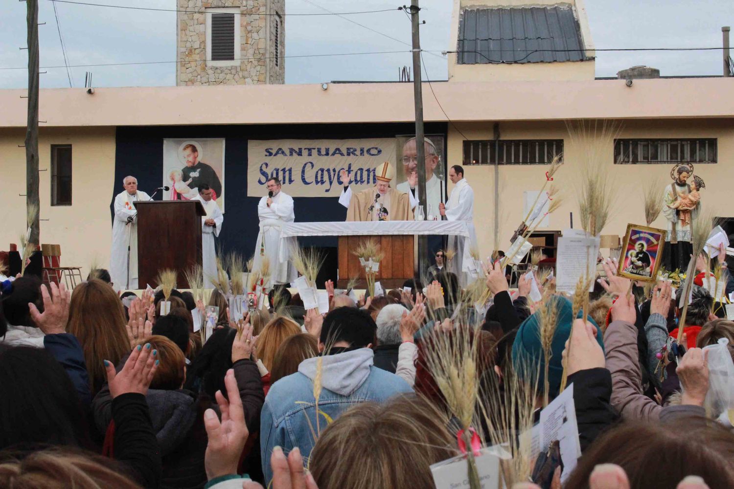 Imagen de archivo de una de las celebraciones al patrono del pan y del trabajo.