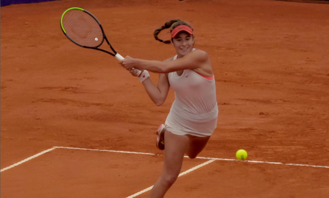 Solana Sierra cayó en segunda ronda del W100 en España