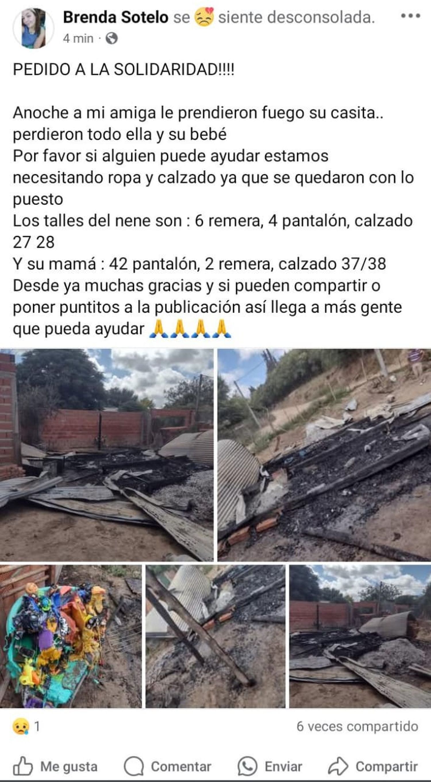Quemo casa Tosquera