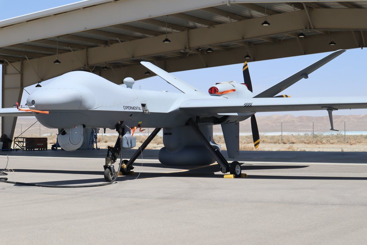 GA-ASI integra el radar Seaspray 7500 V2 de Leonardo en su dron MQ-9