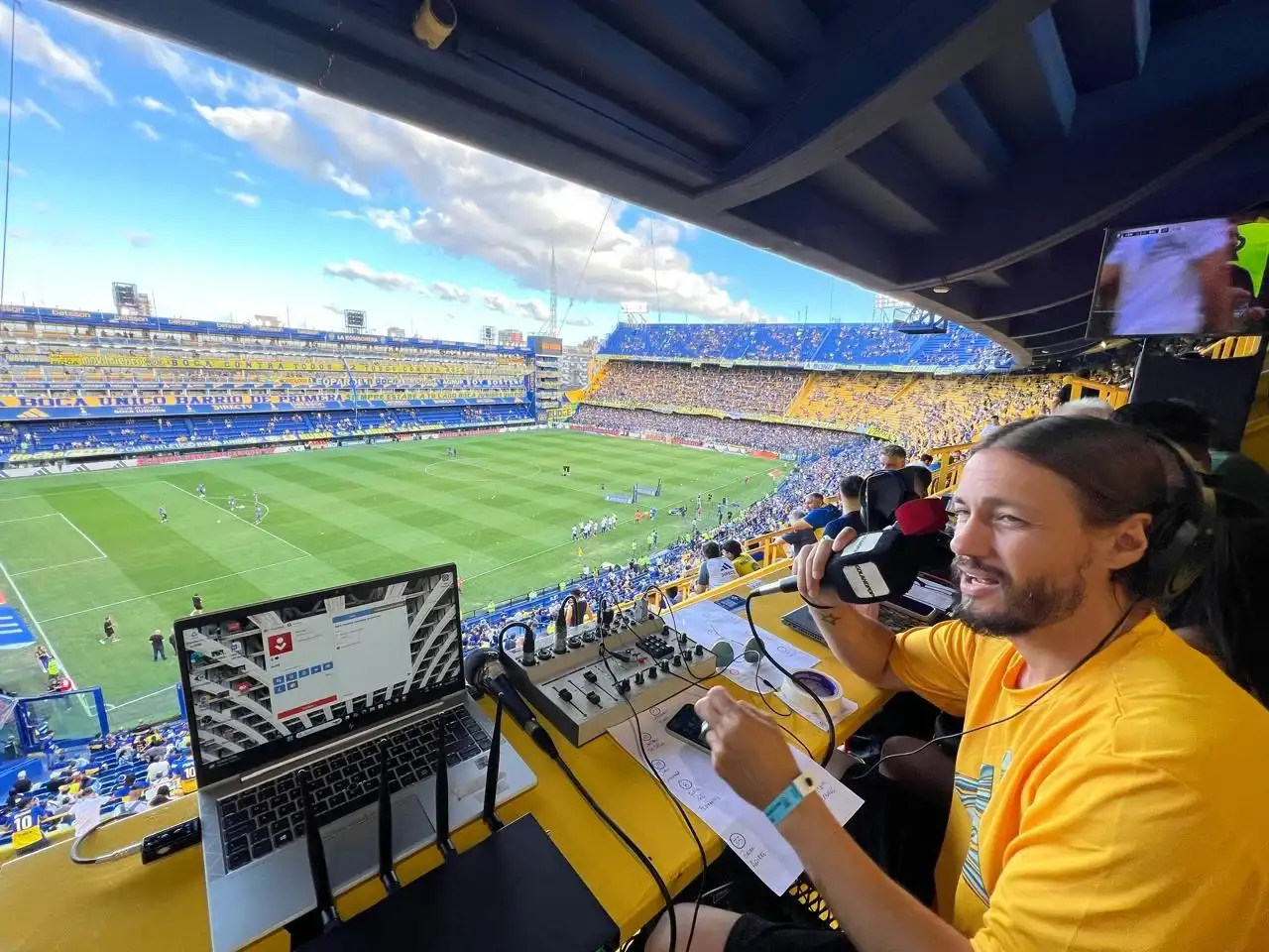 Waldemar Primosich: "Trato de relatar de la manera que me gustaría escuchar un partido de fútbol”