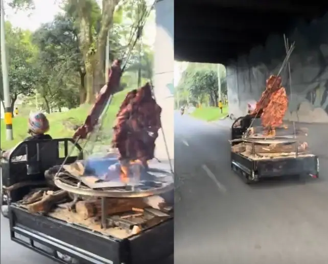 Moto parrilla