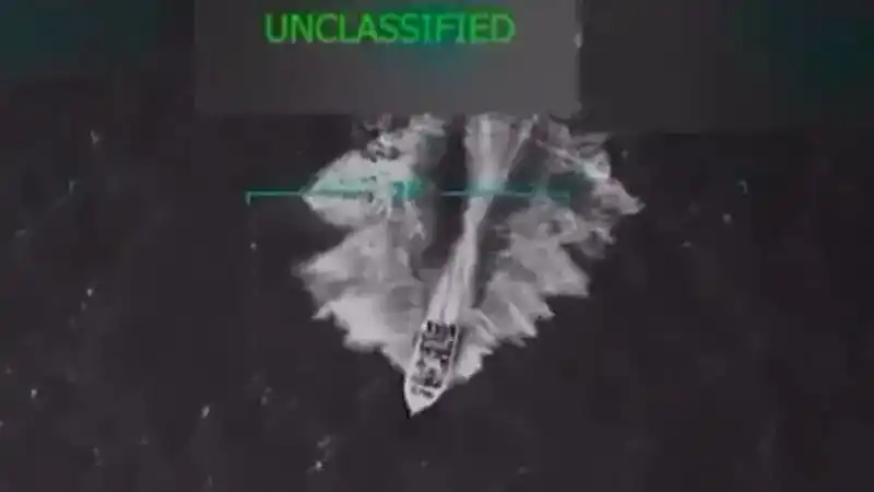 Imagenes extraídas del video compartido por el mandatario estadounidense a través de la plataforma Truth Social