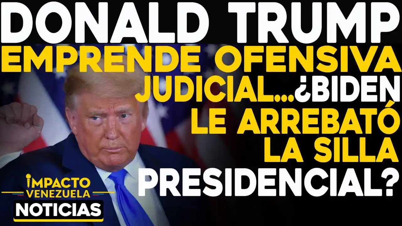 Donald Trump: “No vamos a permitir que se roben las elecciones”