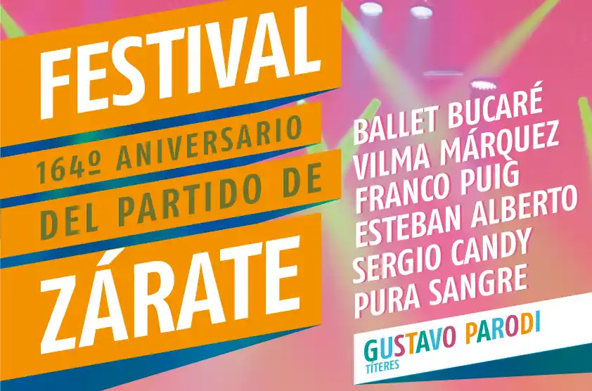 Este domingo Zárate festeja su 164° aniversario