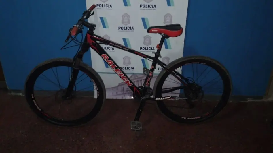 Robó una bicicleta y fue atrapado por la policía 