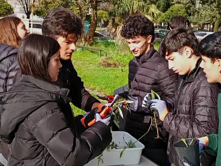 Estudiantes de la Escuela Normal realizan un proyecto para fomentar la plantación de plantas nativas