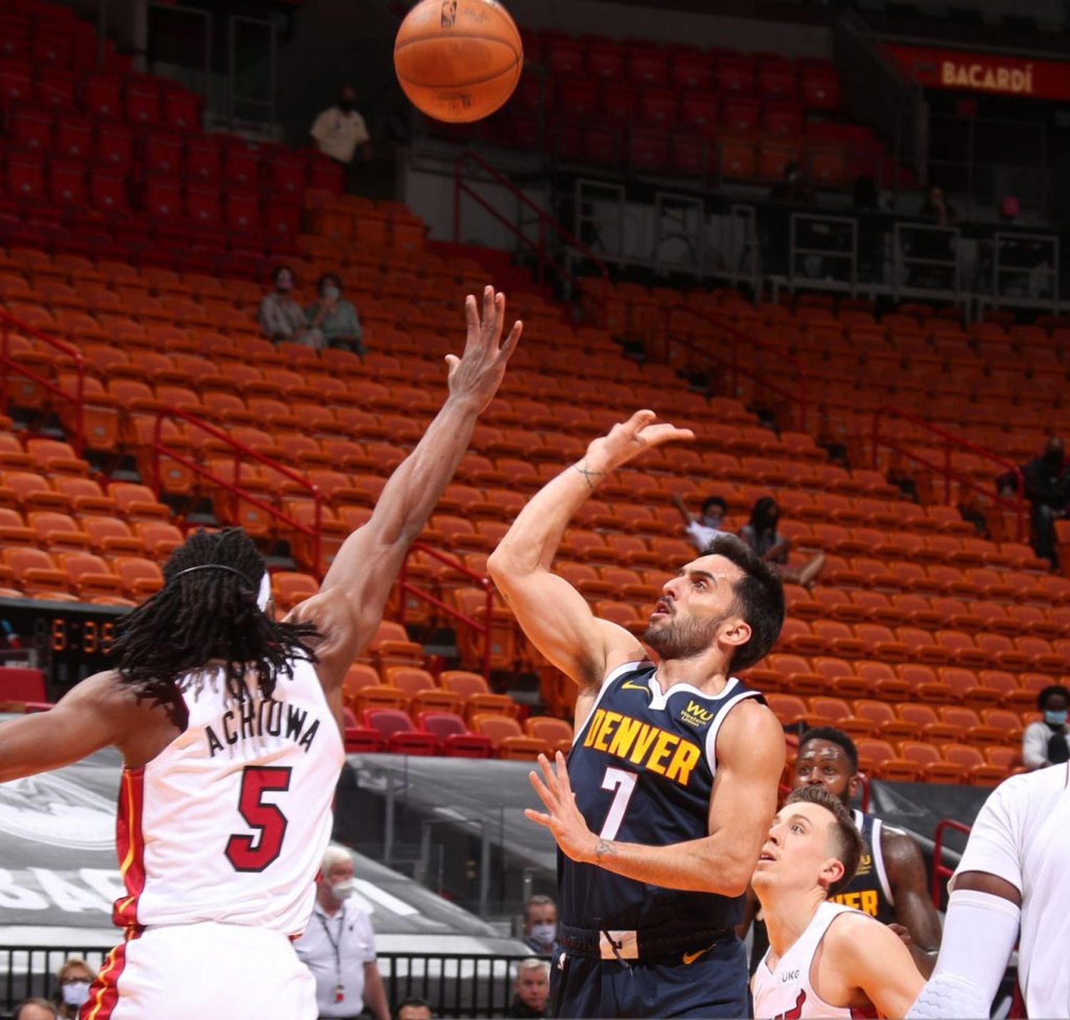 Campazzo no anotó en la nueva victoria de Denver