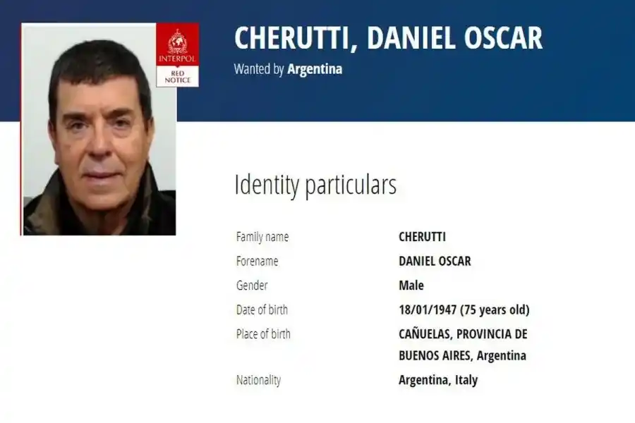 La Justicia pidió la captura internacional del hermano de Miguel Ángel Cherutti