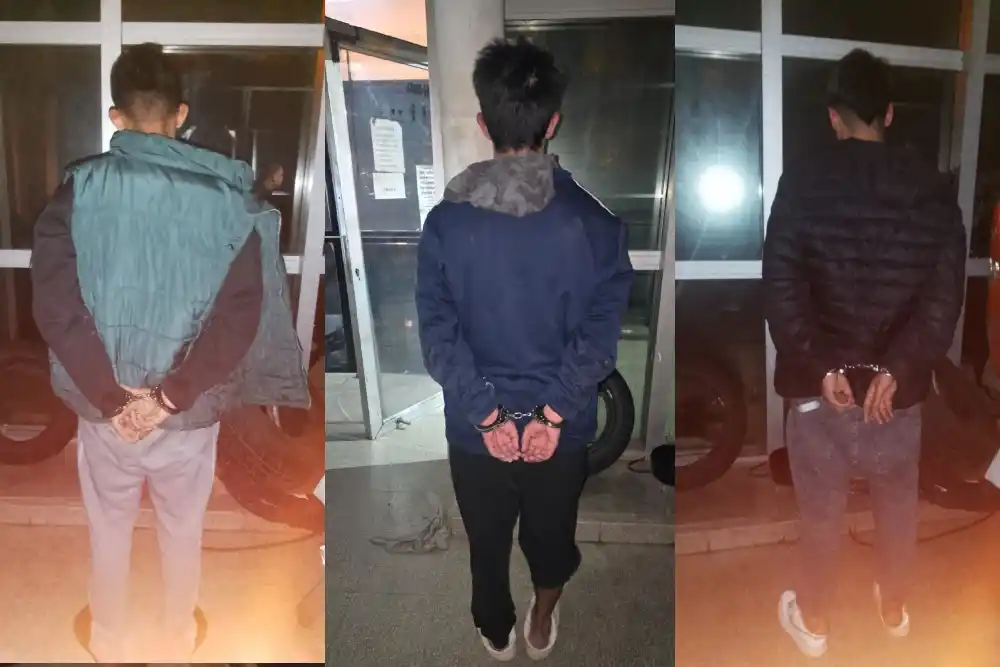 Detenidos en zona noroeste.