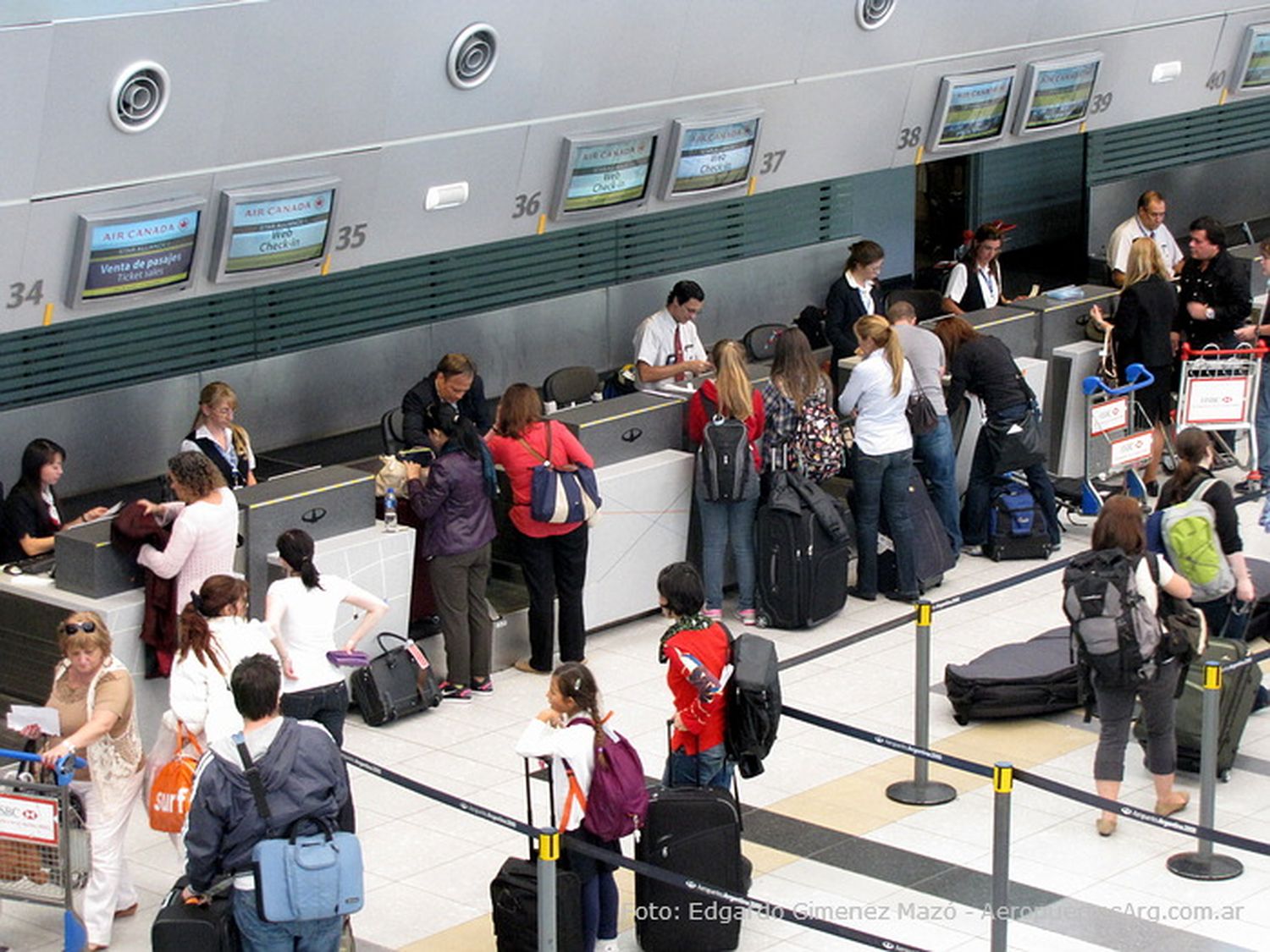 En julio creció un 23% el tráfico en aeropuertos de AA2000