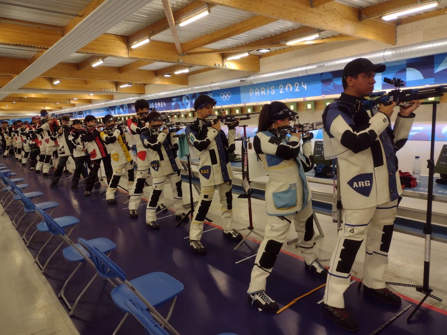 Gutiérrez va por una medalla para Argentina este lunes en la final de rifle.