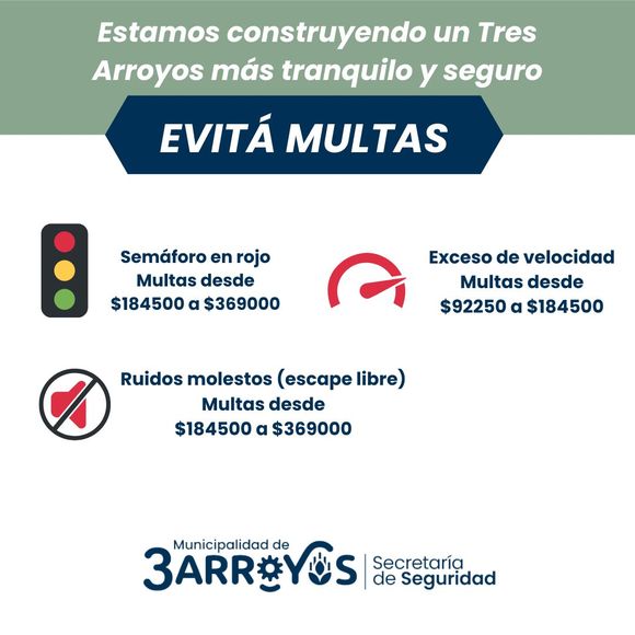 ¿Cuánto costarán las multas viales?