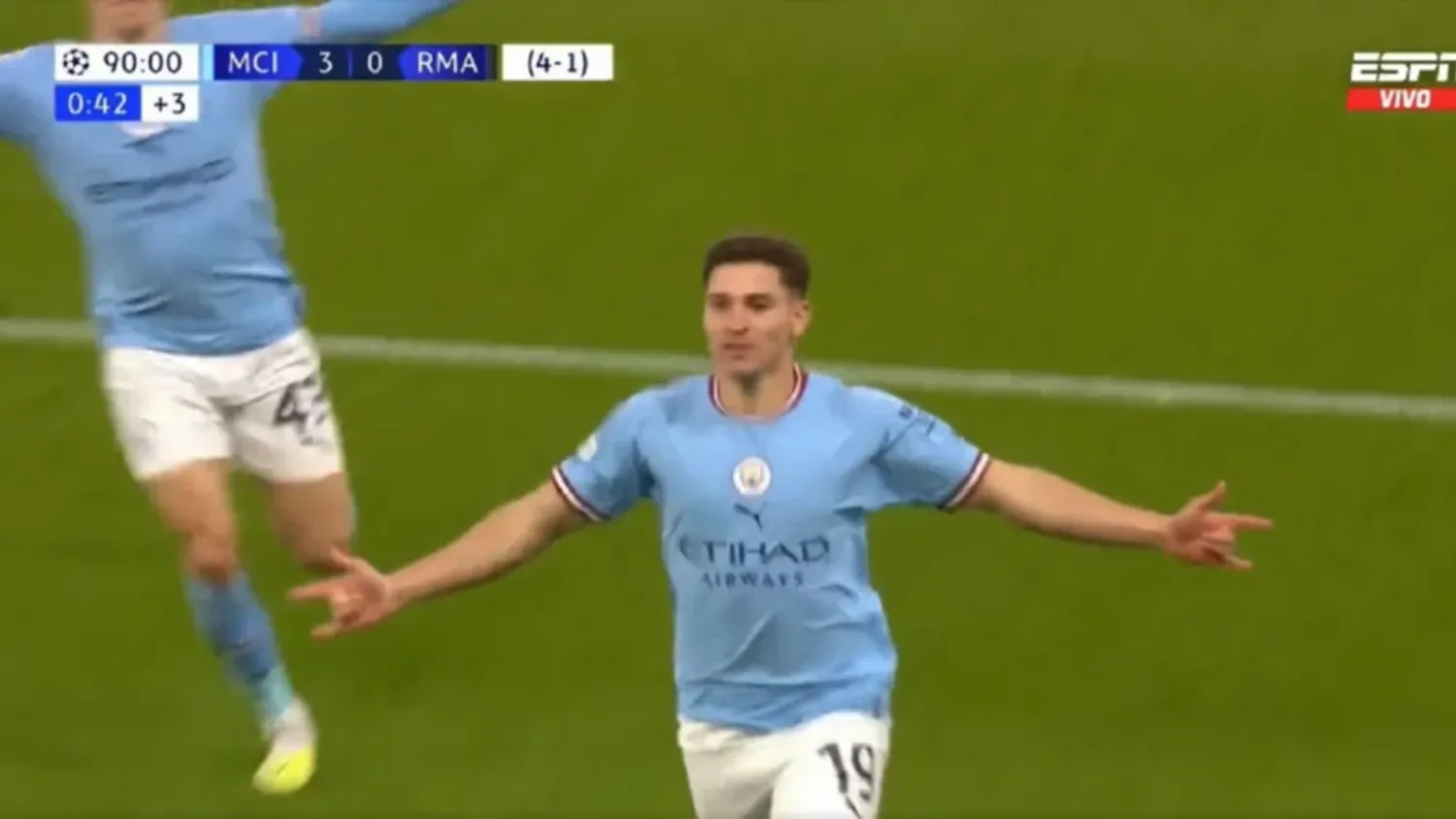 Manchester City vapuleó al Real Madrid con un gol de Julián Álvarez y es finalista