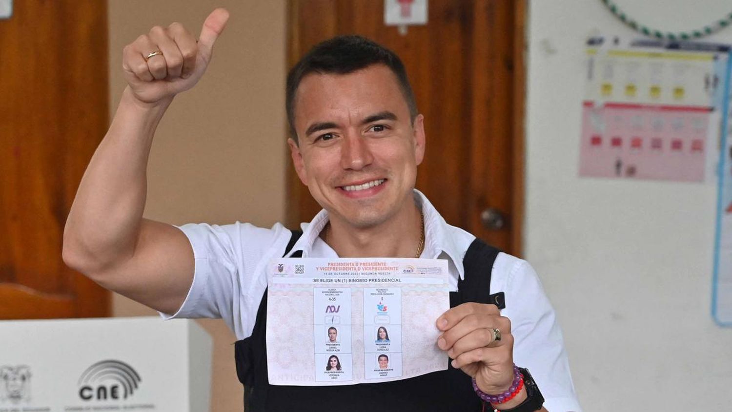 Ecuador: Daniel Noboa ganó el balotaje y será el presidente más joven en la historia del país