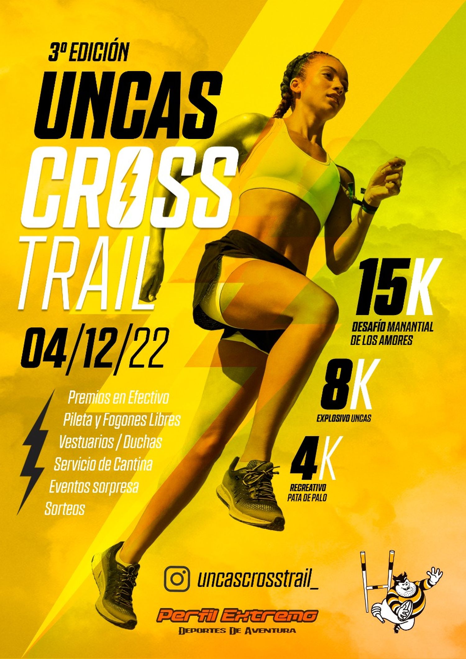 Uncas, hacia la tercera edición de su cross trail