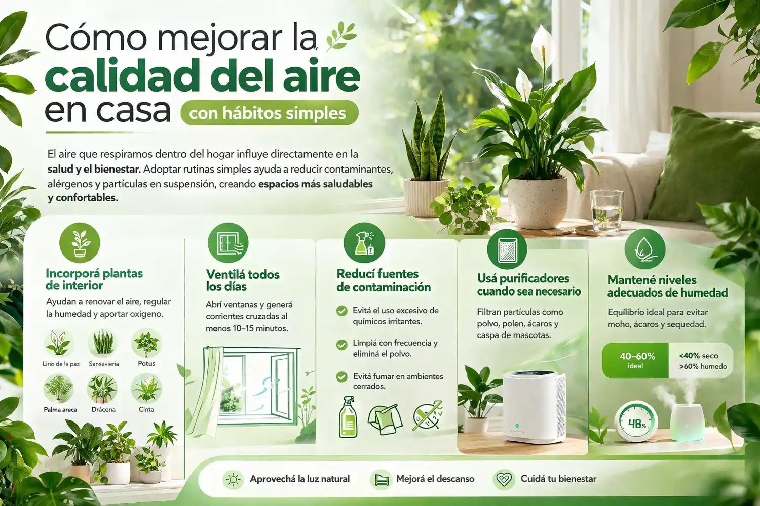 Infografia aire hogar