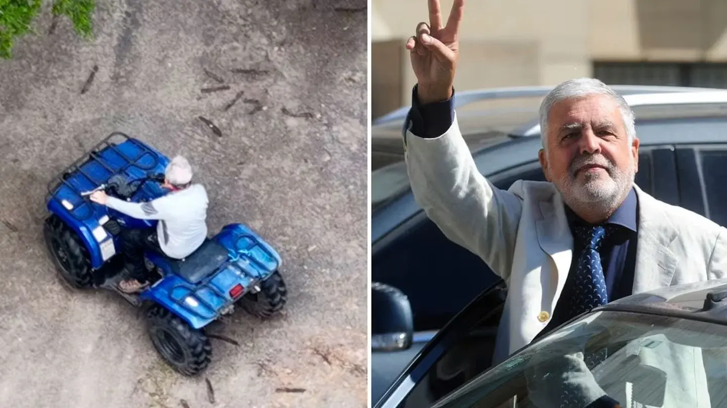 Prisión de lujo: grabaron a De Vido cumpliendo condena entre pileta, cuatriciclos y caballos en una mansión de Zárate