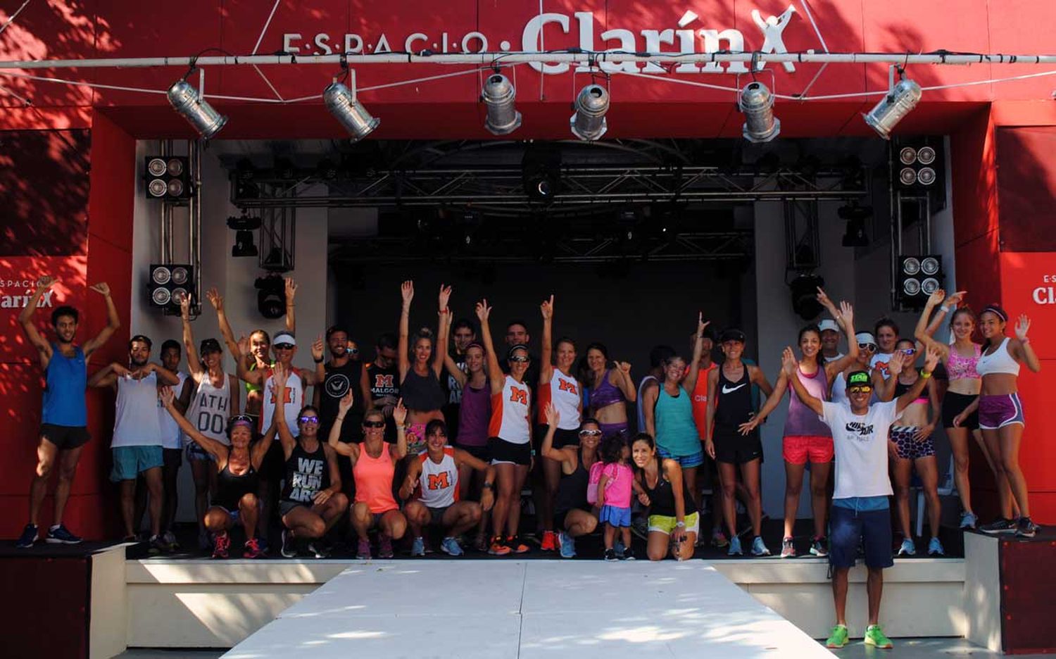 Comenzaron los circuitos aeróbicos en Espacio Clarín