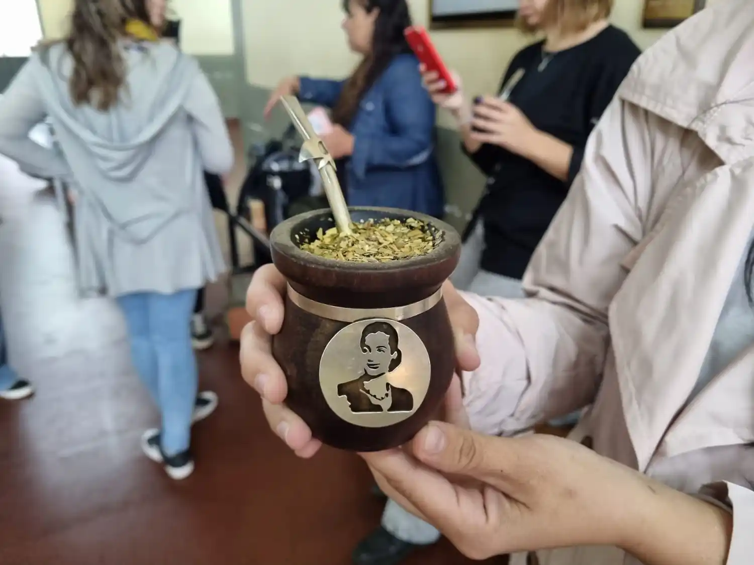 El mate peronista de la escuela Industrial