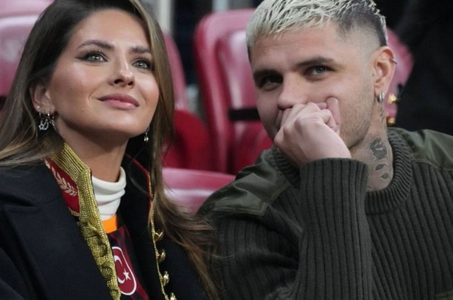 Mauro Icardi y la China Suárez se robaron la atención en el clásico Galatasaray-Fenerbahce