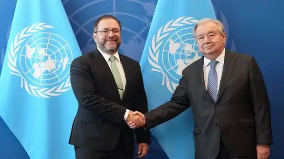 Yván Gil se reunió con António Guterres: denuncia agresiones de EE. UU. contra Venezuela