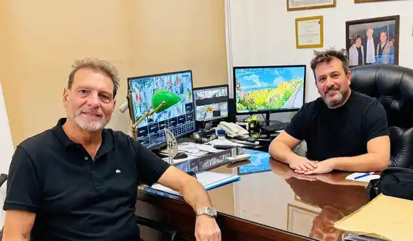 Dario Cocco se reunió con el secretario general de la Confederación de Trabajadores Municipales