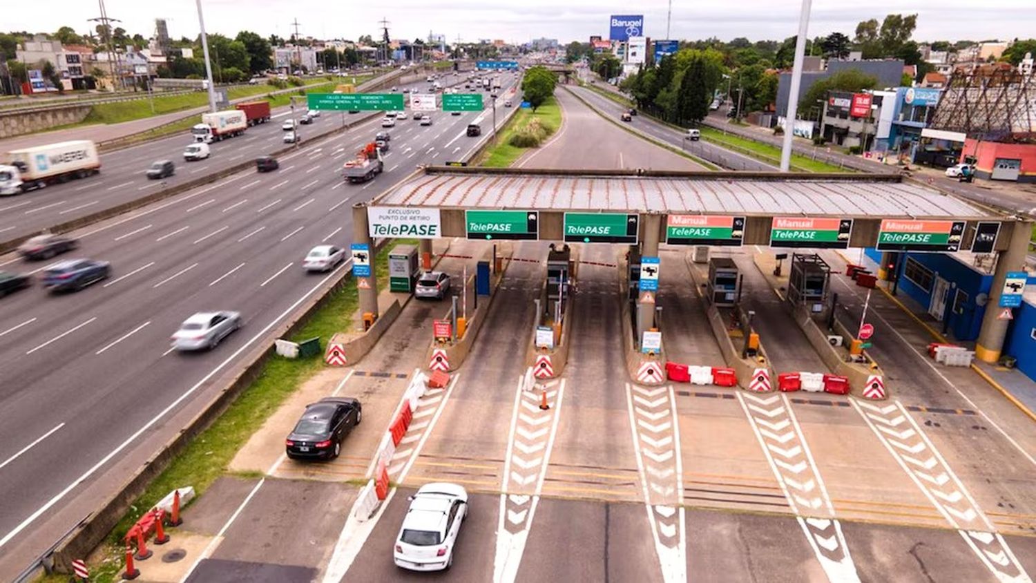 Aumentan los peajes en Acceso Norte y Oeste