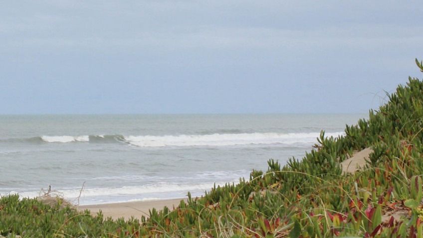 Playa dorada, ubicada en el kilómetro 502 de la ruta provincial N°11. (Foto: Municipalidad de Mar Chiquito)
