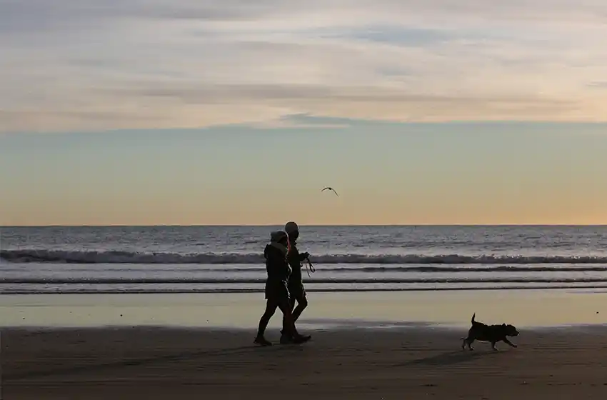 En julio la temperatura del mar promedió los 10,5 grados