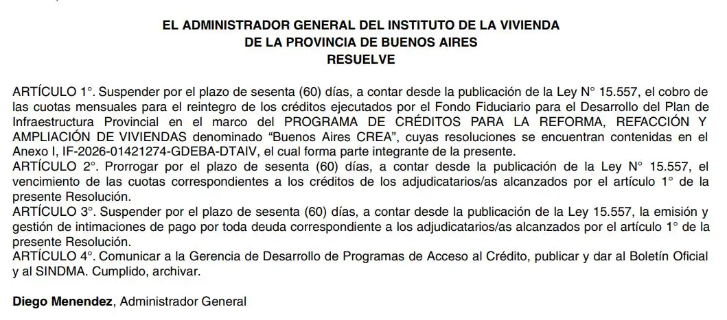 resolución buenos aires crea