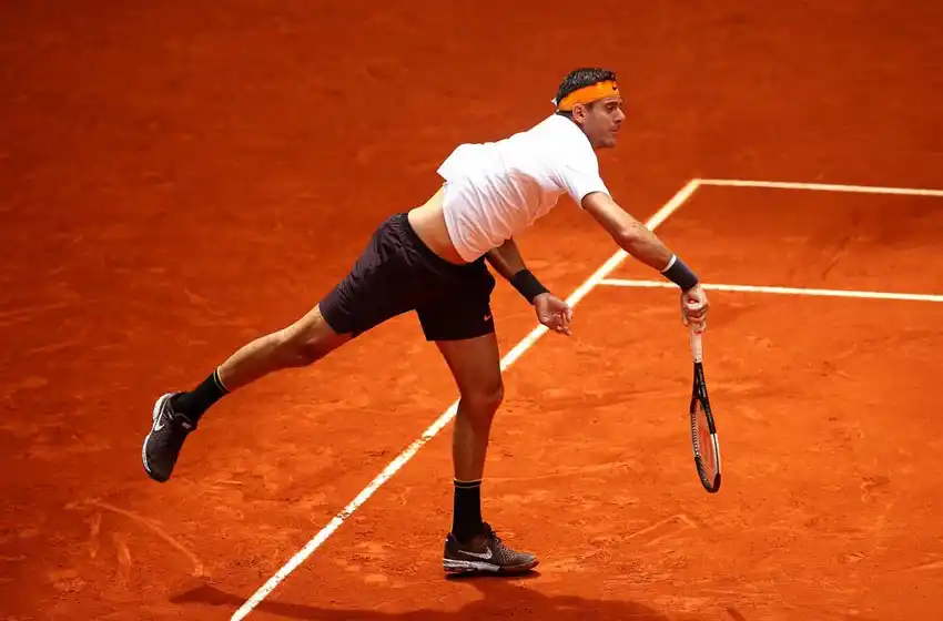 En su debut en la capital italiana, Delpo consiguió un contundente triunfo