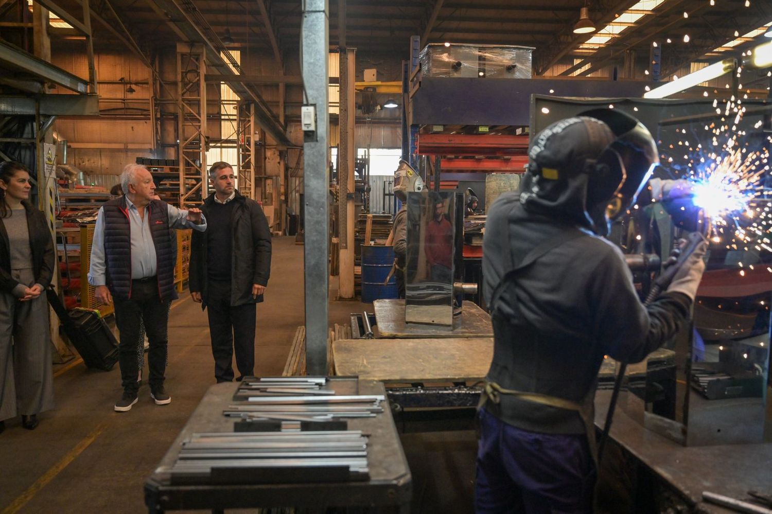 Intendente de Pilar recorrió el Parque Industrial Moreno y valoró la producción como "motor económico" de la región