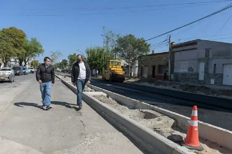 En Paraná la obra integral en Bulevar Racedo lleva un 70% de avance