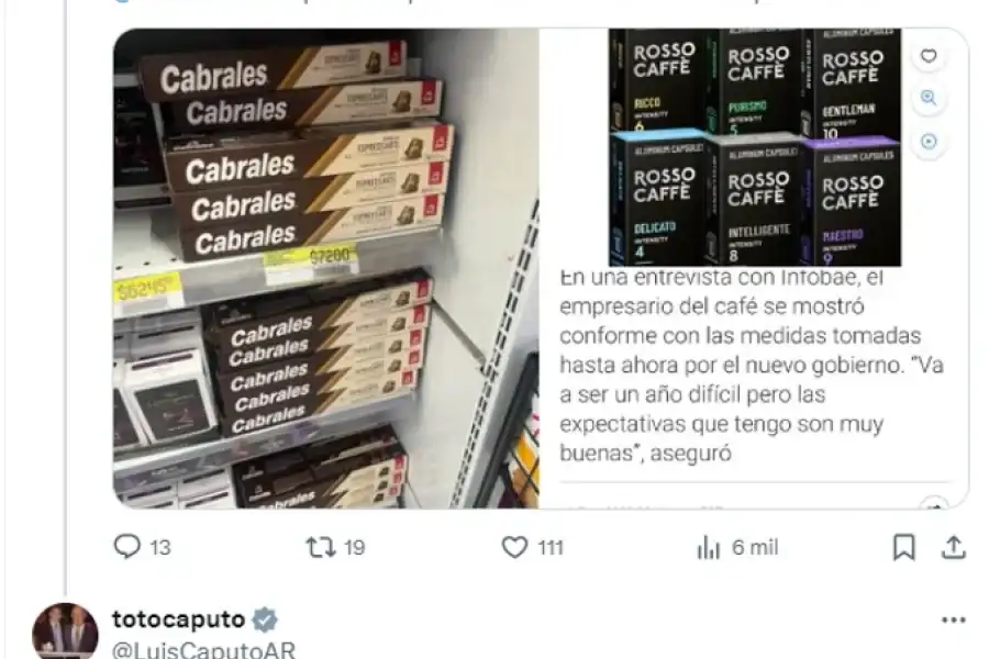 Caputo desde X